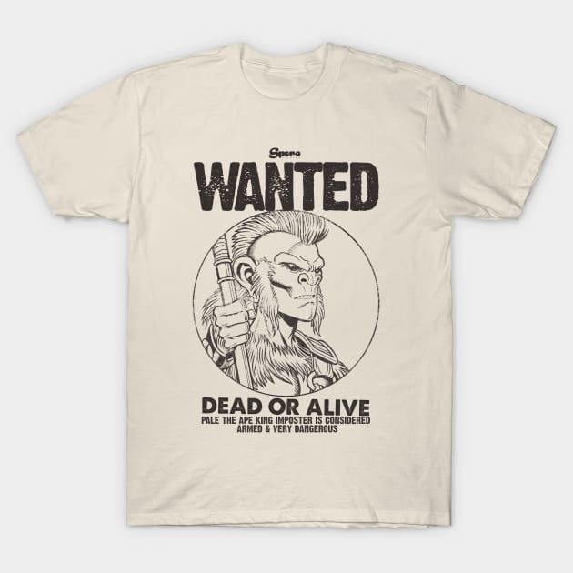 WANTED PALE POSTER T-Shirt by SperoToys